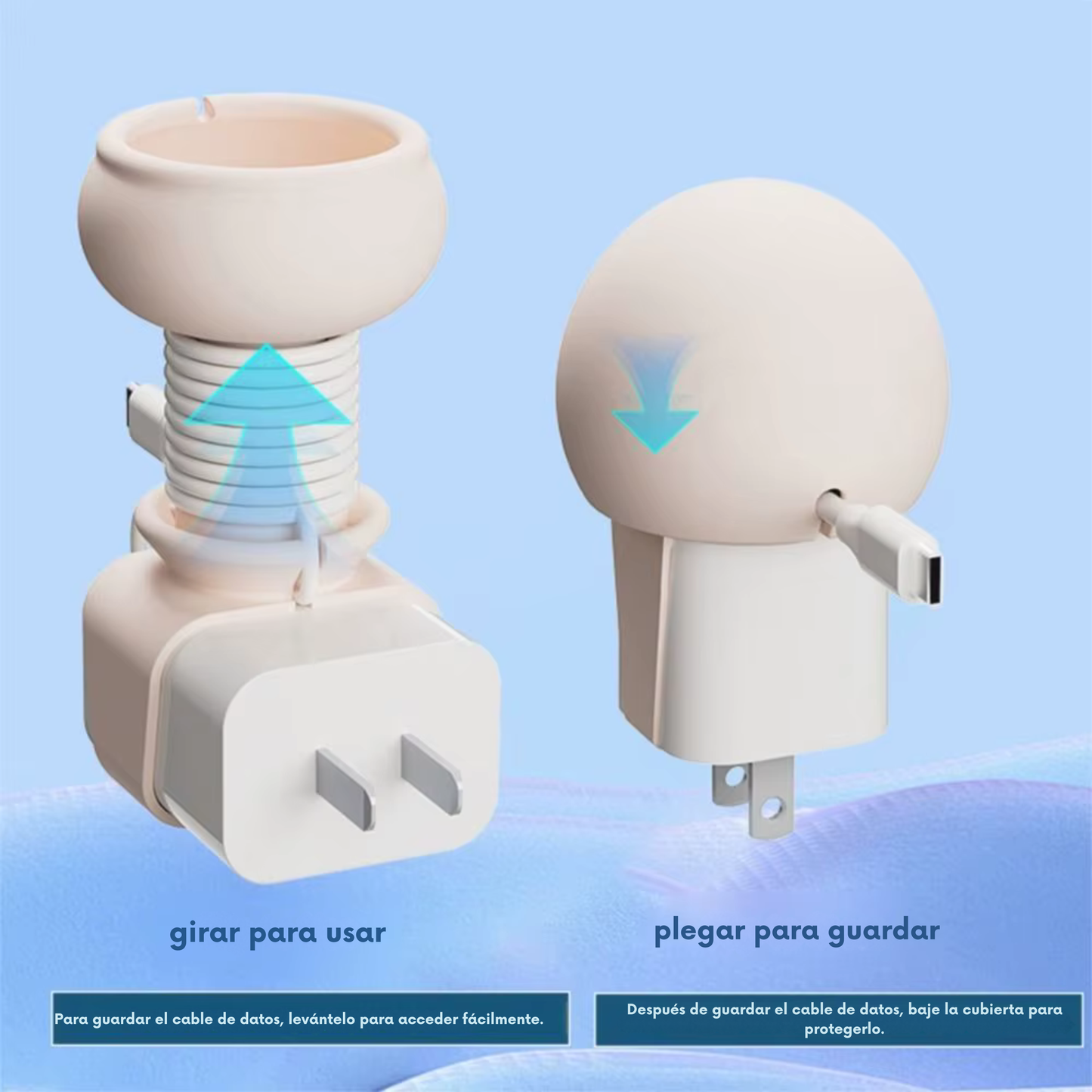 enrollador de cables portátil