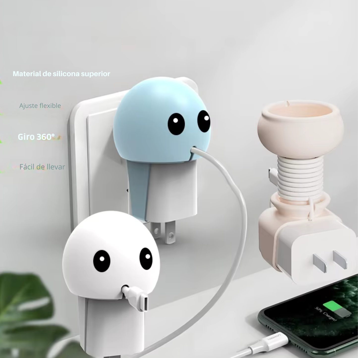 enrollador de cables portátil