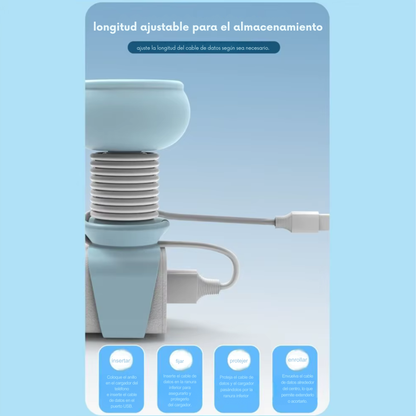 enrollador de cables portátil