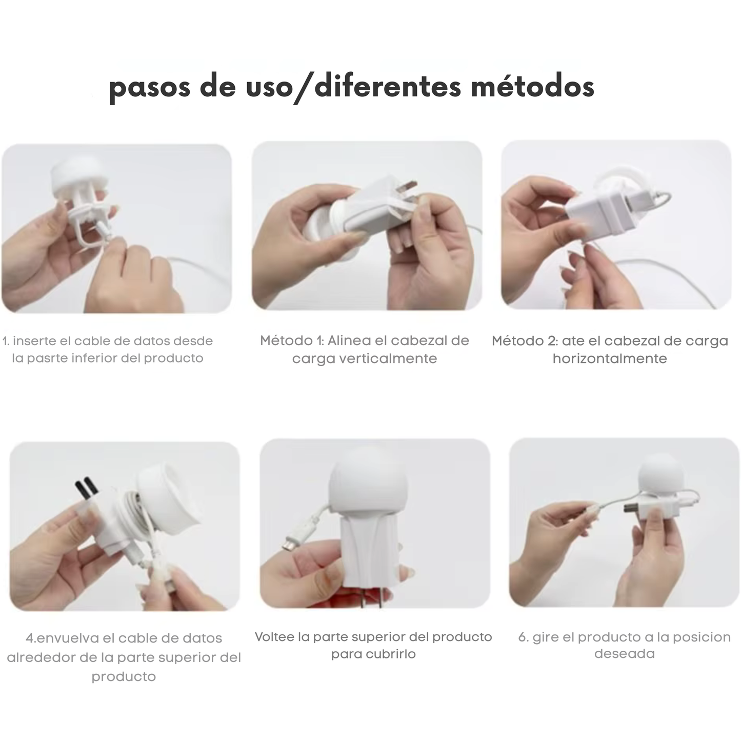 enrollador de cables portátil